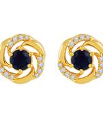 Multicolor diamond earrings