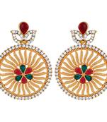 Multicolor diamond earrings