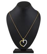 Gold diamond pendants