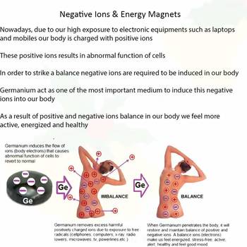 Energy Jewellery Golden Magnetic Therapy Double Tone Plating Metal Chain Bracelet For Men/Women 5