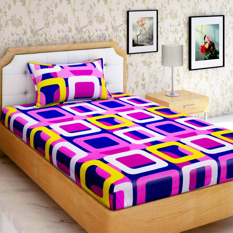 150tc single bedsheet with 1 pillow cover Innovative Edge 2838023