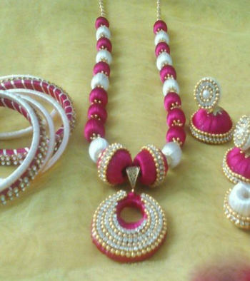 White necklaces 1
