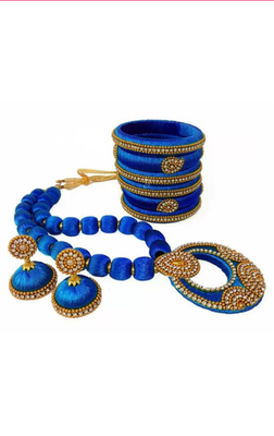 Blue necklaces 1