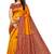 Multicolor printed art silk Combo saree with blouse Pack Of - 3