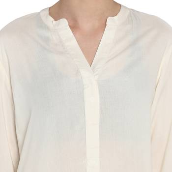 Off-white plain rayon tops 4