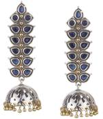 Divine Oxidised Silver Beaded Earring For Women & Girls