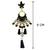 Fashion Gold-Plated Black Diamond, Crystal, Hanging Tassel Fancy Stylish Party Wear Earrings For Girls And Women