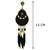 Fashion Gold Plated Unique Floral Design, Black Feather Tassel Chain Pair Of Fascinating Dangle Earrings For Women/Girls