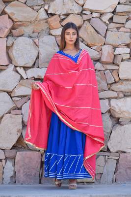 Ethnic Gown With Dupatta 1
