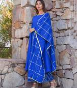 Ethnic Mukaish Work Kurta Plazzo And Dupatta