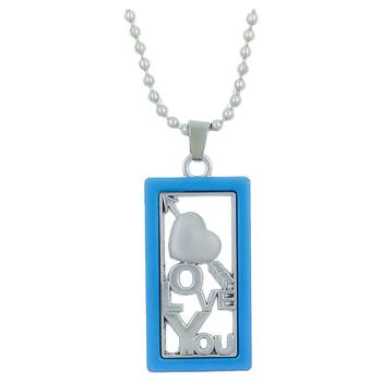 Valentine Day & Friendship Day Special For Couple With "Love" Letter Design Pendant With Chain 1