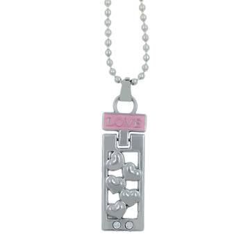 Valentine Day & Friendship Day Special For Couple With "Love" Letter Design Pendant With Chain 1
