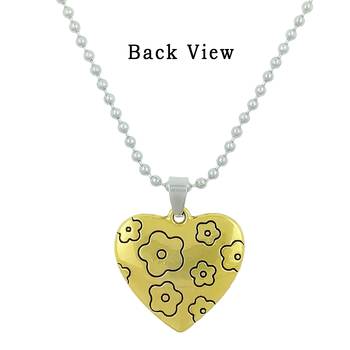Valentine Day & Friendship Day Special For Couple With "I Love You" Letter Design Pendant With Chain 2