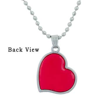 Valentine Day & Friendship Day Special For Couple With Heart Design Pendant With Chain 2