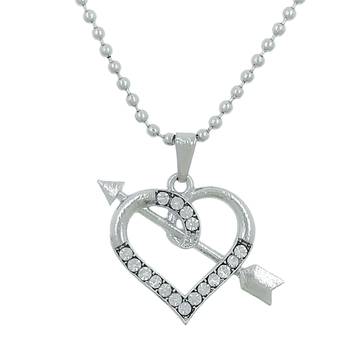 Valentine Day & Friendship Day Special For Couple With Heart Design Pendant With Chain 1