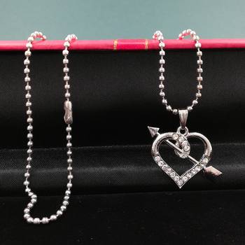 Valentine Day & Friendship Day Special For Couple With Heart Design Pendant With Chain 2