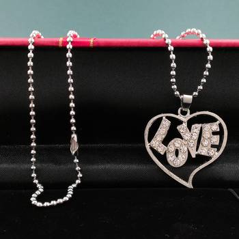 Valentine Day & Friendship Day Special For Couple With Heart Design Pendant With Chain 2