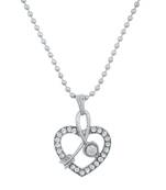 Valentine Day & Friendship Day Special For Couple With Heart Design Pendant With Chain