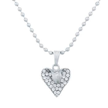 Valentine Day & Friendship Day Special For Couple With Heart Design Pendant With Chain 1