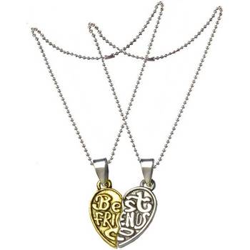 Valentine Day & Friendship Day Special For Best Friend With "Best Friend" Letter Design Leather Pendant With Chain 1