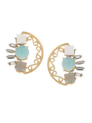Multicolor Cubic Zirconia Earrings 1