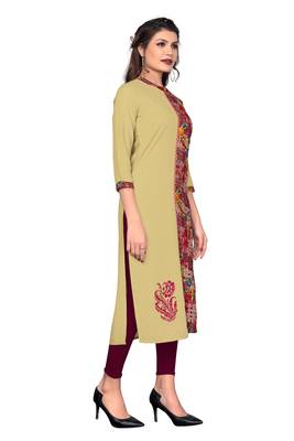 Multicolor printed rayon ethnic-kurtis 3