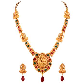 Multicolor diamond necklace-sets 5