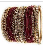 Red bangles-and-bracelets
