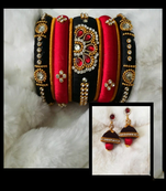 Red bangles-and-bracelets