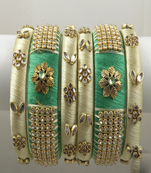 Green bangles-and-bracelets