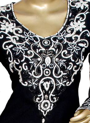 Traditional Classic Arabian Islamic Kaftan Gown Maxi Caftan Abaya 2