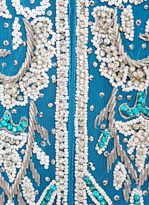 Turquoise Blue Arabian Moroccan Traditional Chiffon Kaftan Gown Abaya 3