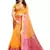 Yellow woven cotton silk saree with blouse