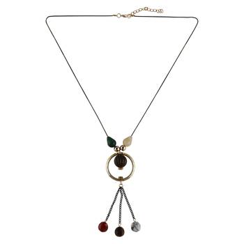 Fashion Alloy Multicolour Beads Necklace For Women, Girlfriend,Girls & Wife 2