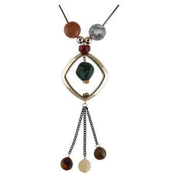 Fashion Alloy Multicolour Beads Necklace For Women, Girlfriend,Girls & Wife 1