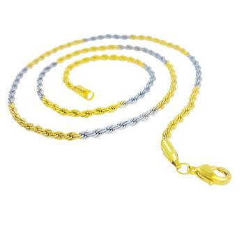 Fashion Brass Gold Plated Chain For Women, Girlfriend,Girls & Wife 2