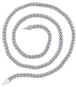 Fashion Brass Rhodium Plated Chain For Women, Girlfriend,Girls & Wife