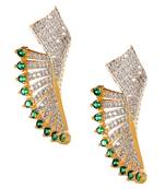 Gold Cubic Zirconia Earrings