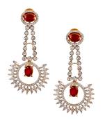 Gold Cubic Zirconia Earrings