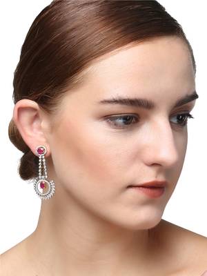 Gold Cubic Zirconia Earrings 3