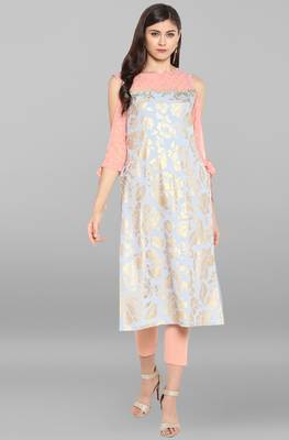 Janasya Women's Multi Crepe Kurta With Pant 2
