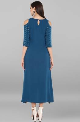 Janasya Multicolor printed crepe kurtas-and-kurtis 4