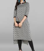 Janasya Multicolor printed cotton kurtis