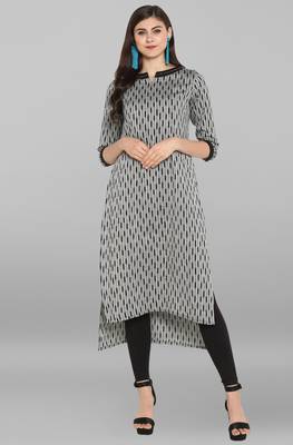 Janasya Multicolor printed cotton kurtis 2