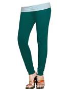DarkCyan Cotton Churidar Leggings for Women's and Girl's (Free Size)