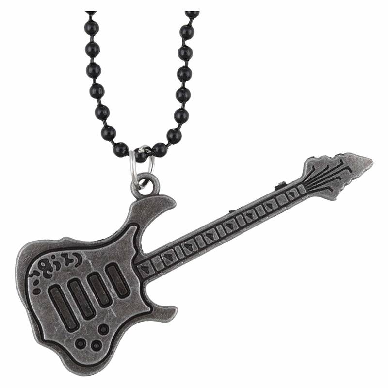 Stunning Guitar Pendant With Chain For Men,Boys,Husband & Unisex Gift