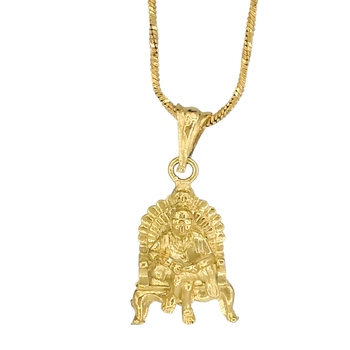Goldplated Shivaji Maharaj Pendant For 