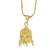 Goldplated Shivaji Maharaj Pendant For Unisex
