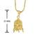 Goldplated Shivaji Maharaj Pendant For Unisex