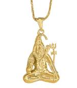 Goldplated Shiv Shankar Pendant For Unisex